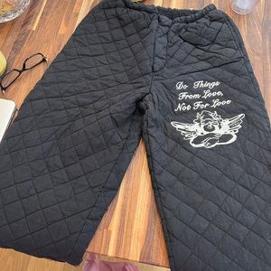 Boys Lie For Love Quilted Pants
